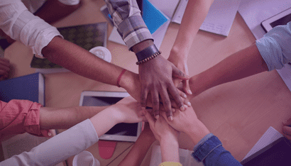 internal communication ideas purple