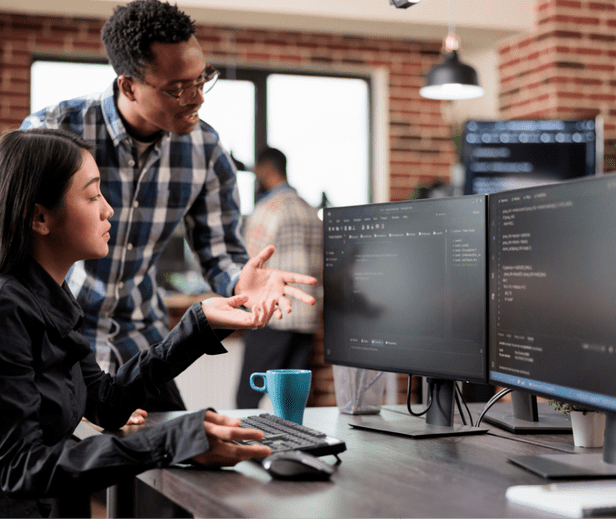 employees in office