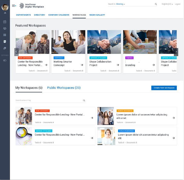 Workspaces